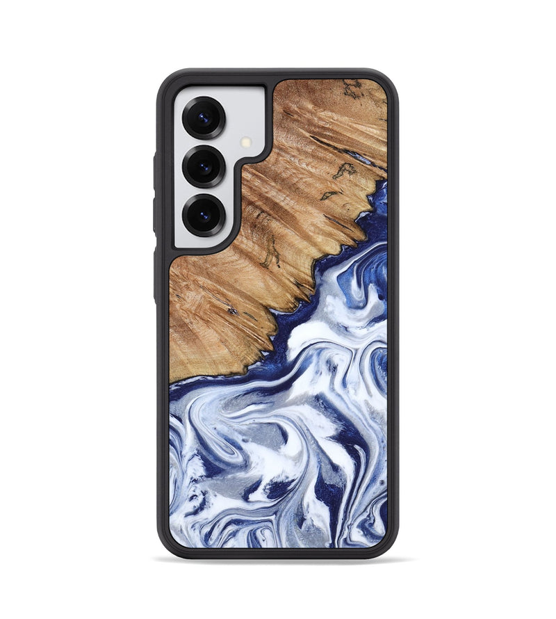 Galaxy S25 Wood Phone Case - Sade (Blue, 818539)