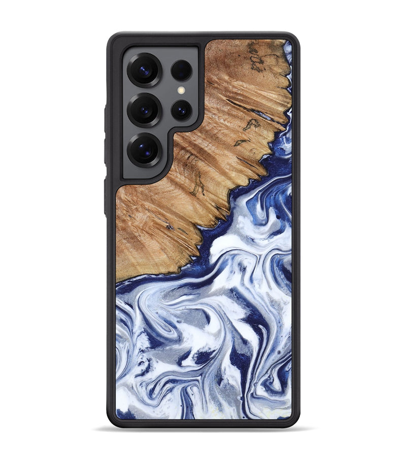 Galaxy S25 Ultra Wood Phone Case - Sade (Blue, 818539)