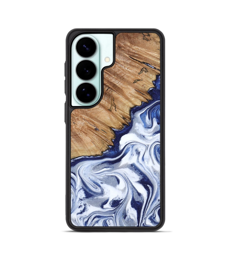 Galaxy S26 Wood Phone Case - Sade (Blue, 818539)
