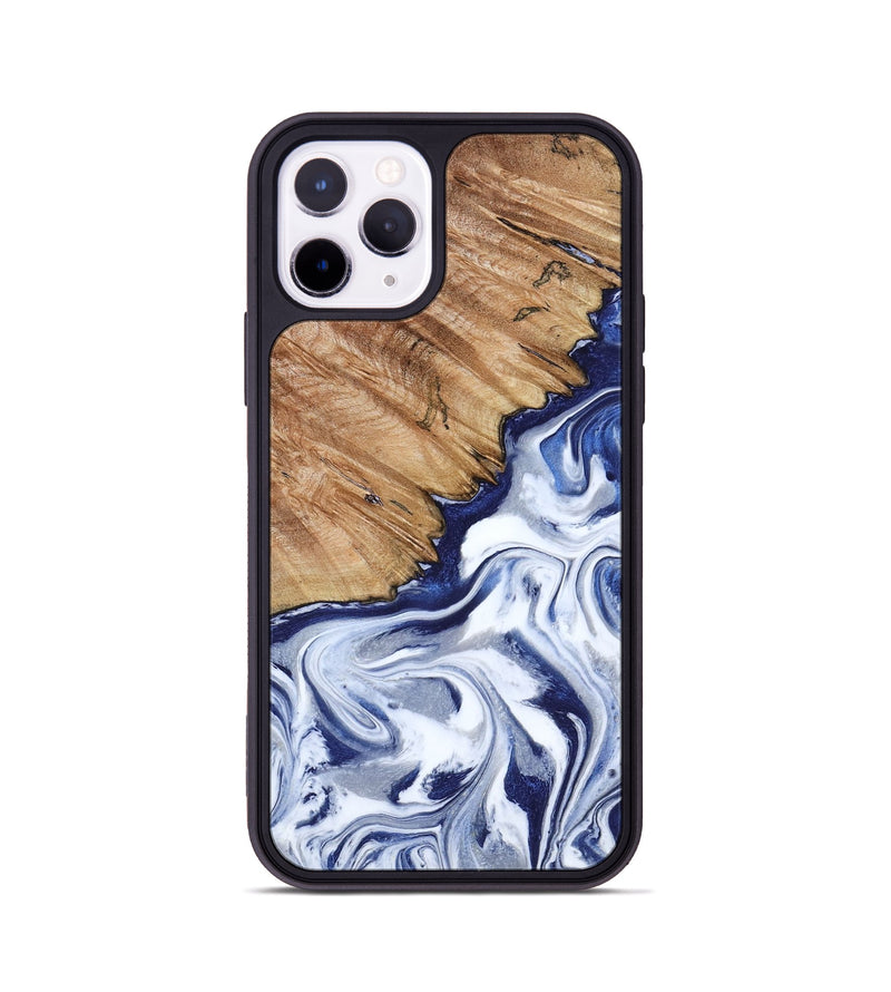 iPhone 11 Pro Wood Phone Case - Sade (Blue, 818539)