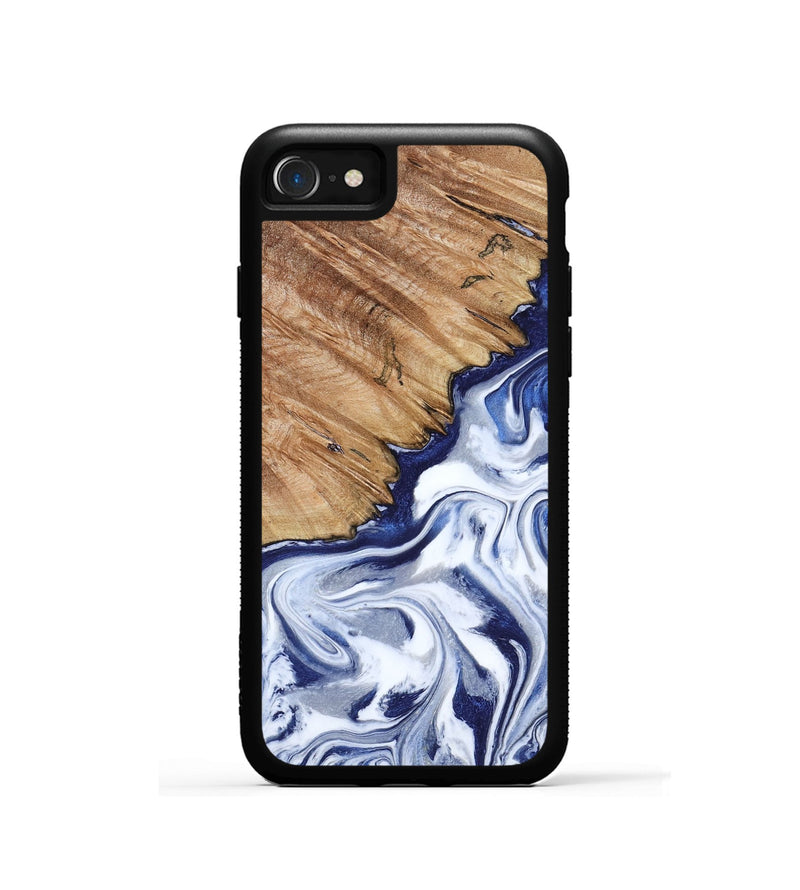 iPhone SE Wood Phone Case - Sade (Blue, 818539)