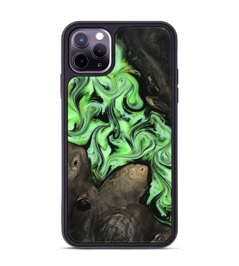 iPhone 11 Pro Max Wood Phone Case - Willow (Neon, 818540)