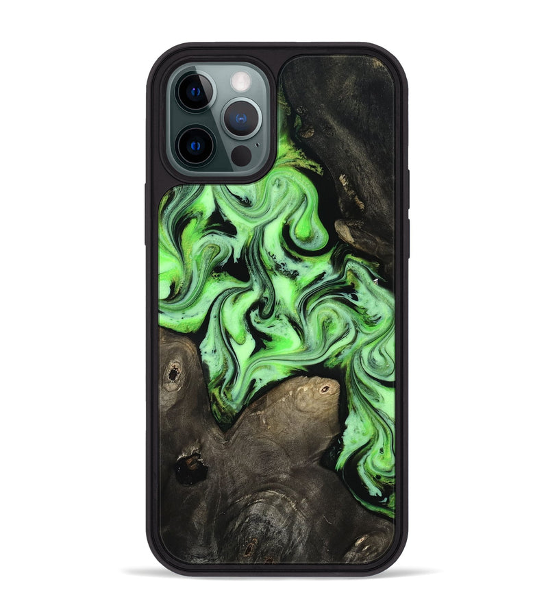 iPhone 12 Pro Max Wood Phone Case - Willow (Neon, 818540)