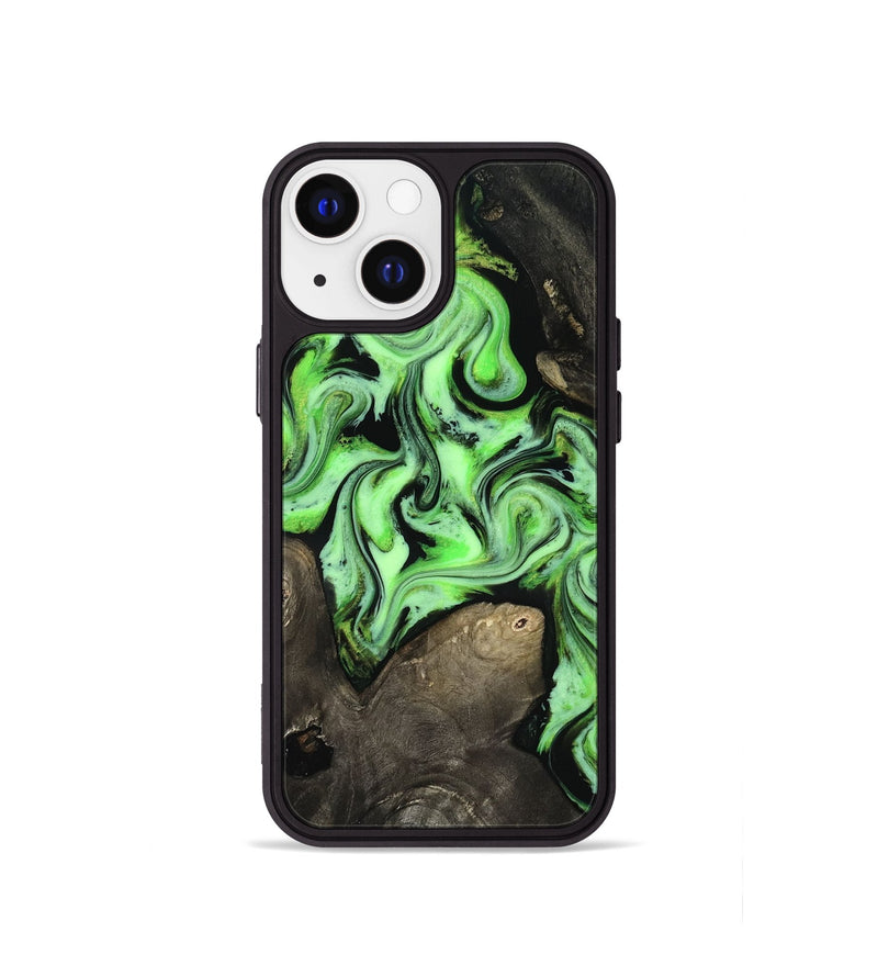 iPhone 13 mini Wood Phone Case - Willow (Neon, 818540)
