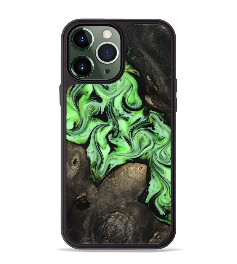 iPhone 13 Pro Max Wood Phone Case - Willow (Neon, 818540)