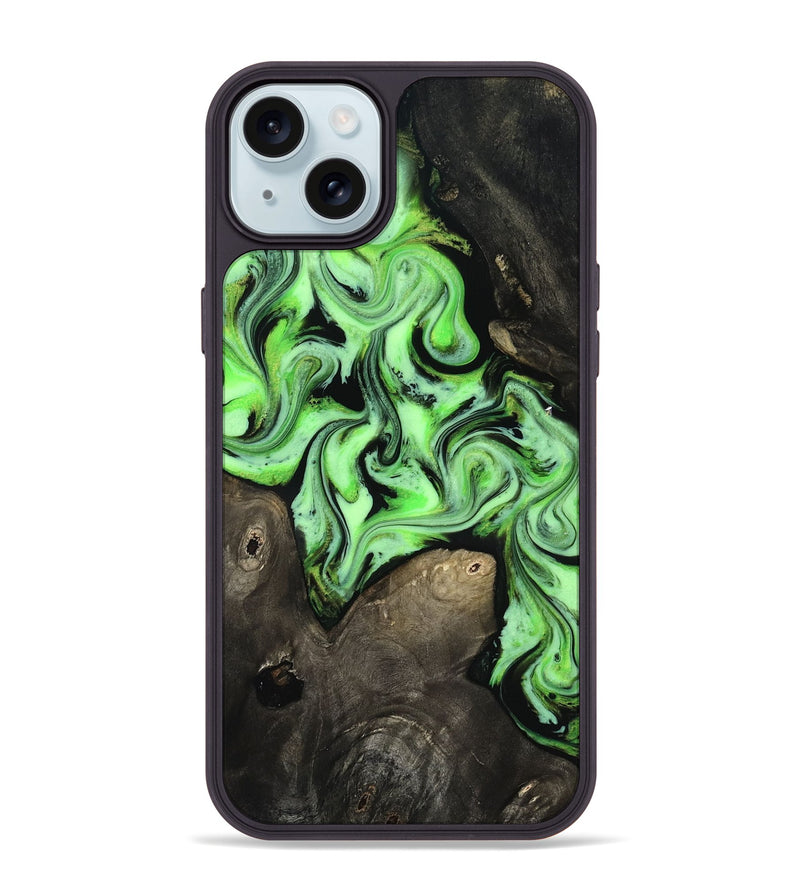 iPhone 15 Plus Wood Phone Case - Willow (Neon, 818540)