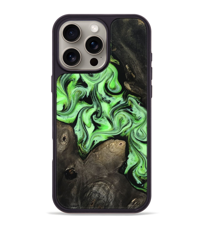 iPhone 16 Pro Max Wood Phone Case - Willow (Neon, 818540)