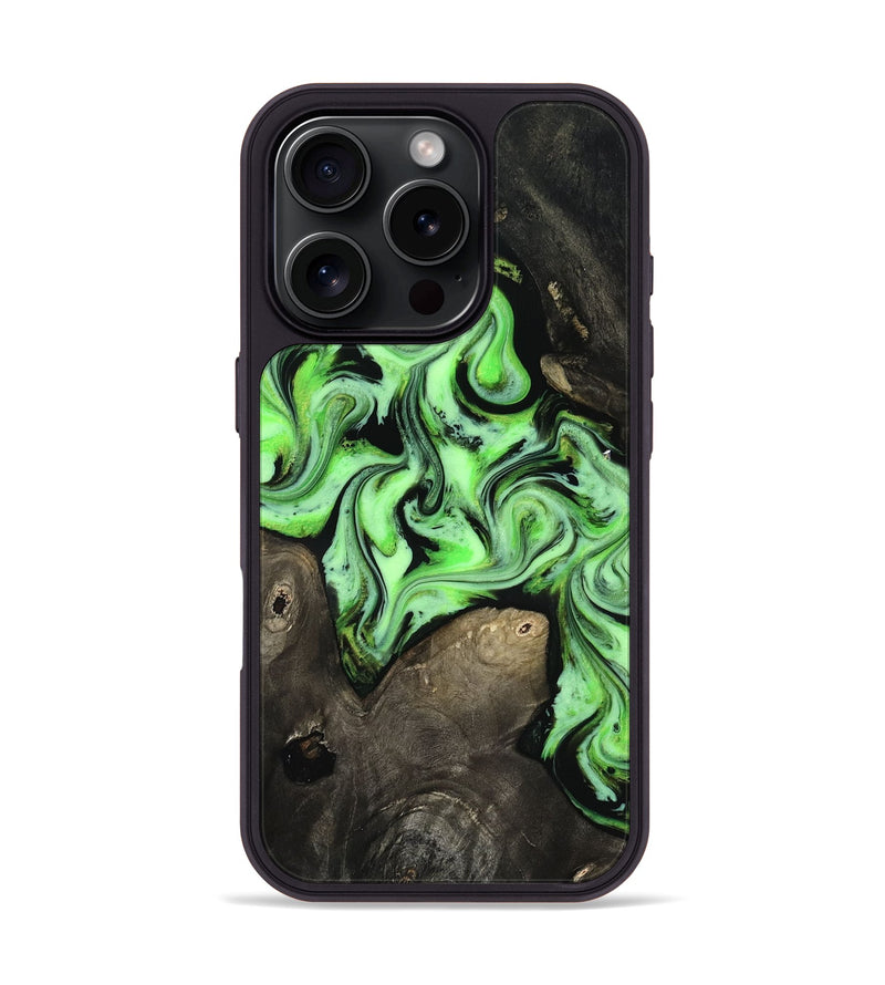 iPhone 16 Pro Wood Phone Case - Willow (Neon, 818540)
