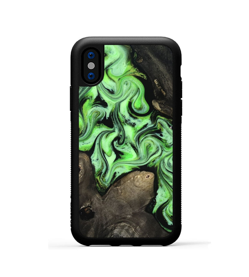 iPhone Xs Wood Phone Case - Willow (Neon, 818540)