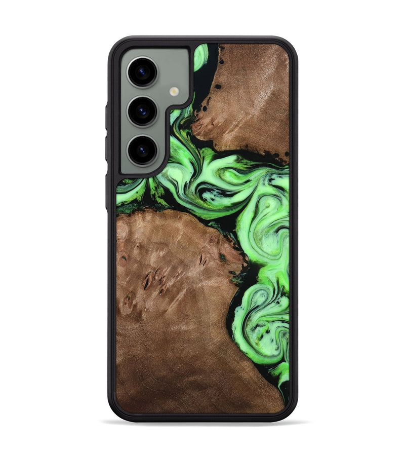 Galaxy S24 Plus Wood Phone Case - Miley (Green, 818541)