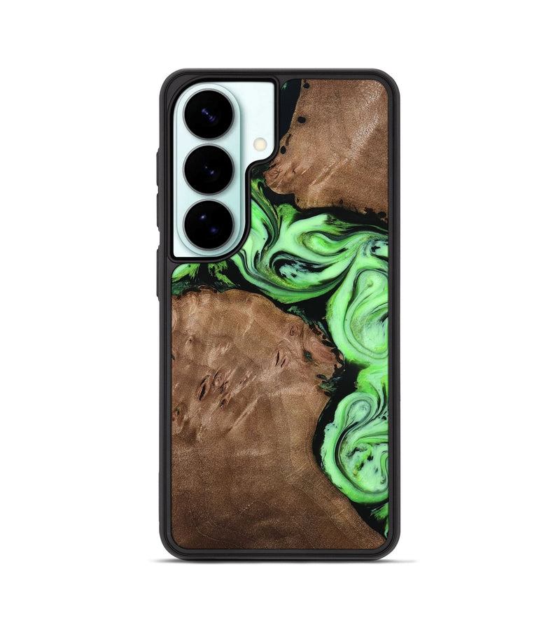 Galaxy S26 Wood Phone Case - Miley (Green, 818541)