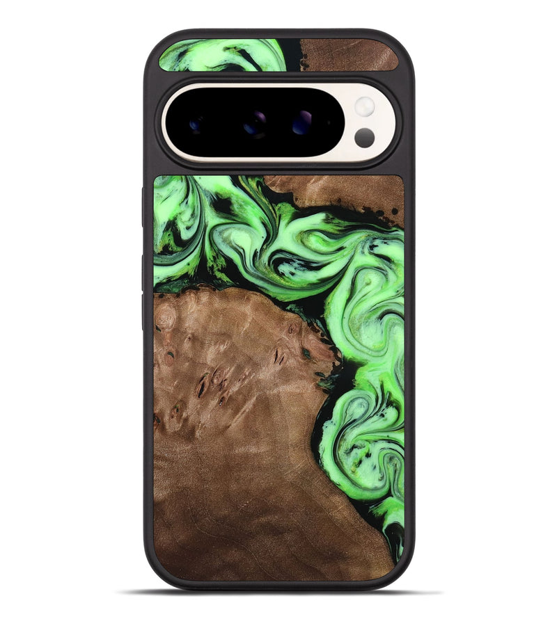 Pixel 9 Pro XL Wood Phone Case - Miley (Green, 818541)