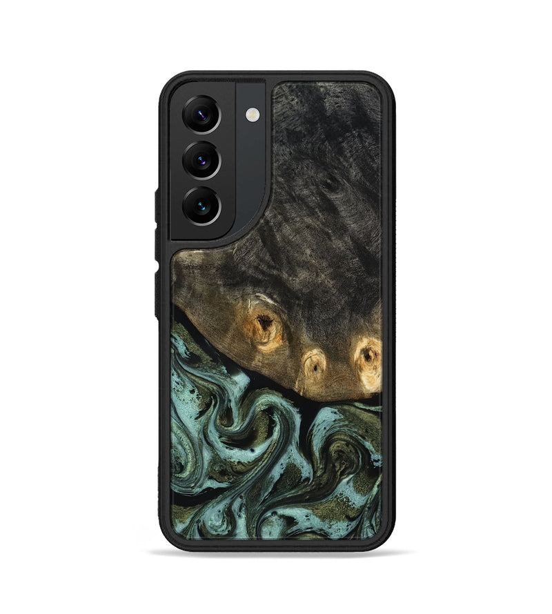 Galaxy S22 Wood Phone Case - Lissie (Green, 818542)