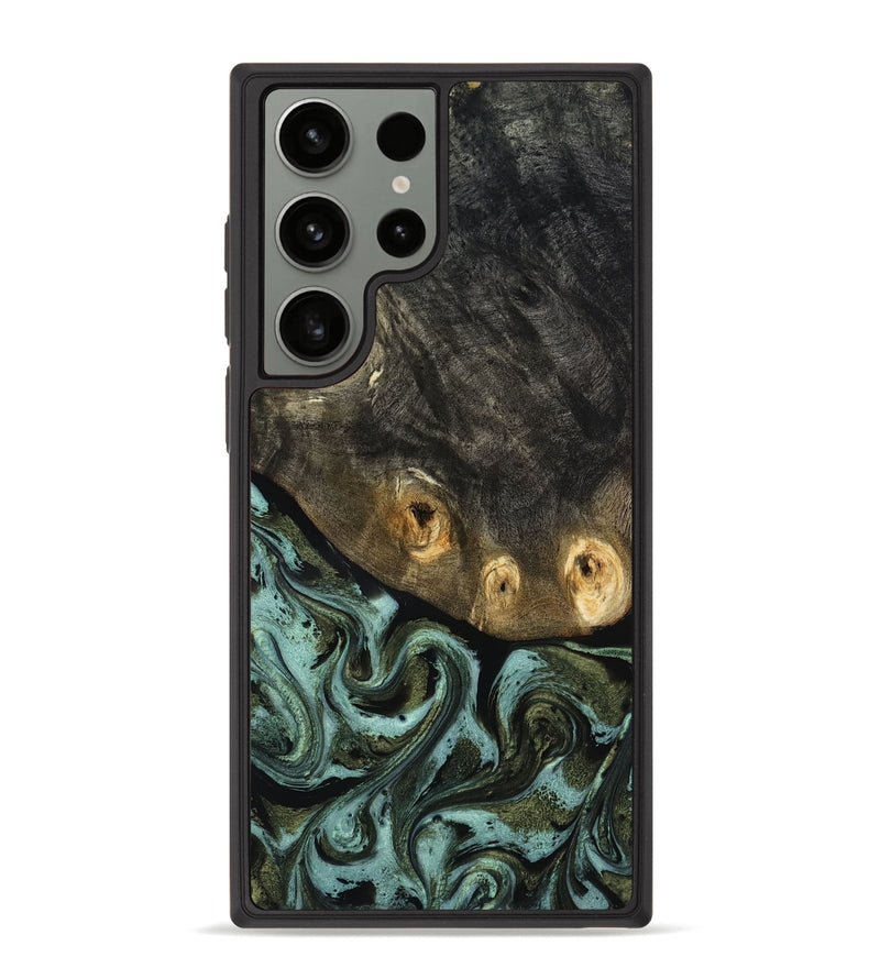 Galaxy S23 Ultra Wood Phone Case - Lissie (Green, 818542)
