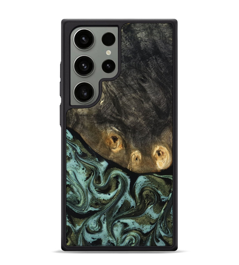 Galaxy S24 Ultra Wood Phone Case - Lissie (Green, 818542)