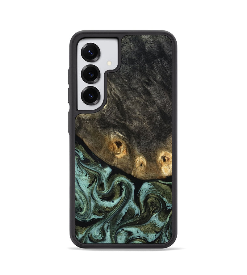 Galaxy S25 Wood Phone Case - Lissie (Green, 818542)