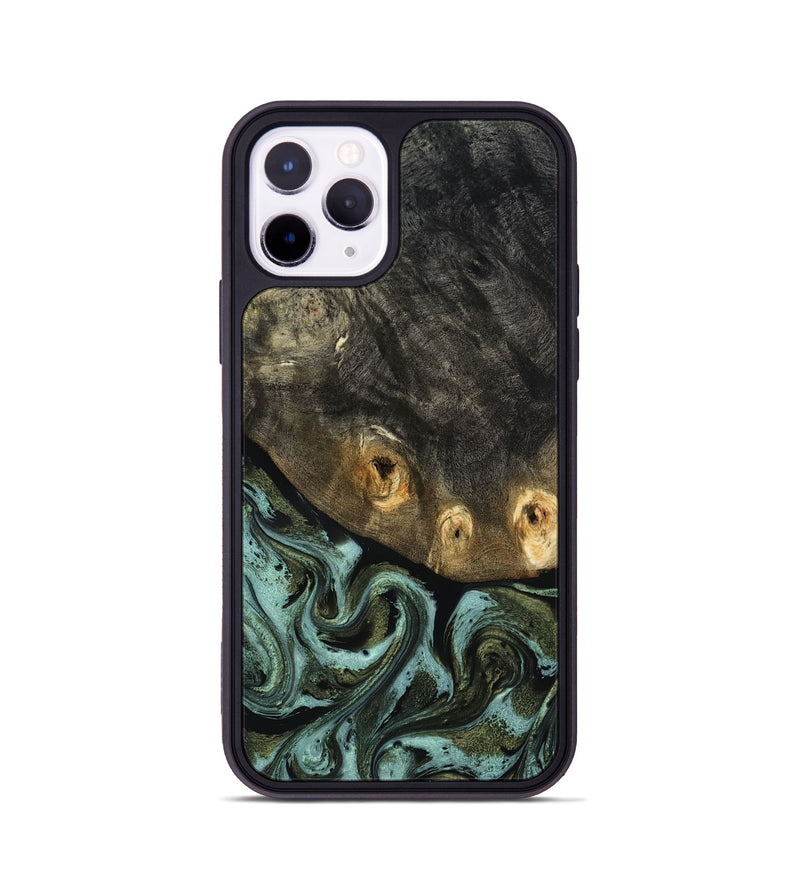 iPhone 11 Pro Wood Phone Case - Lissie (Green, 818542)