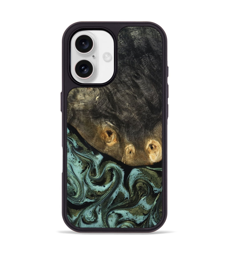 iPhone 17 Wood Phone Case - Lissie (Green, 818542)