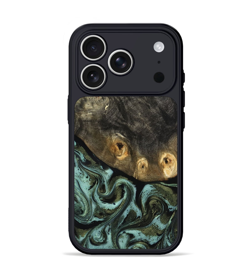 iPhone 17 Pro Wood Phone Case - Lissie (Green, 818542)