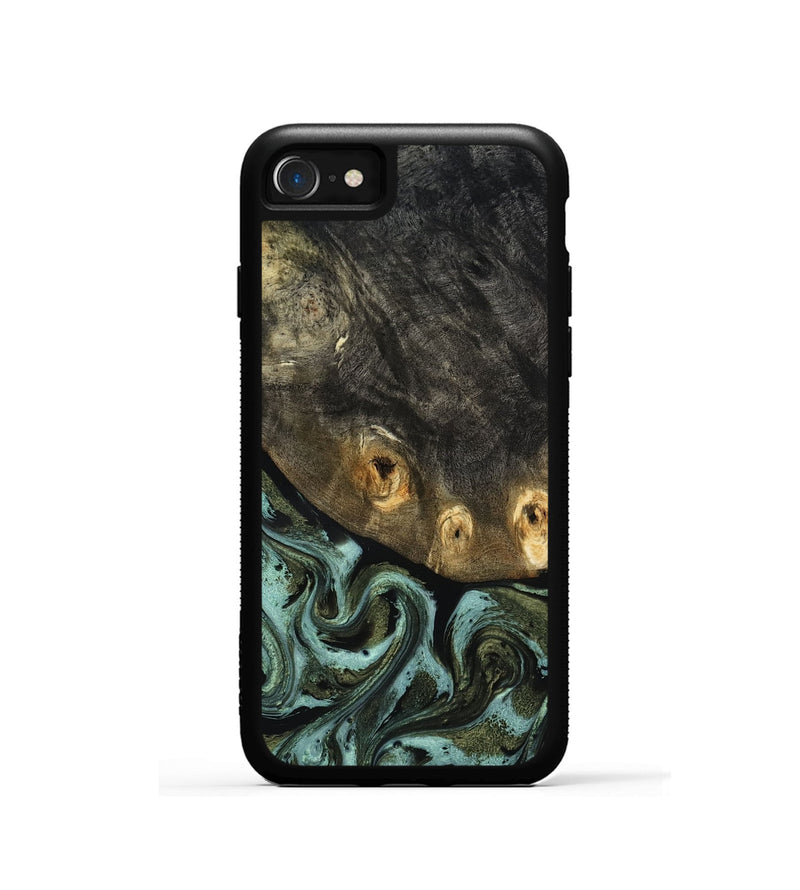 iPhone SE Wood Phone Case - Lissie (Green, 818542)