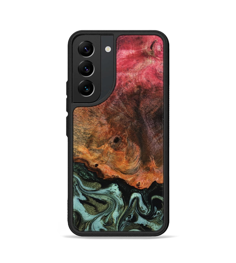 Galaxy S22 Wood Phone Case - Luis (Green, 818543)
