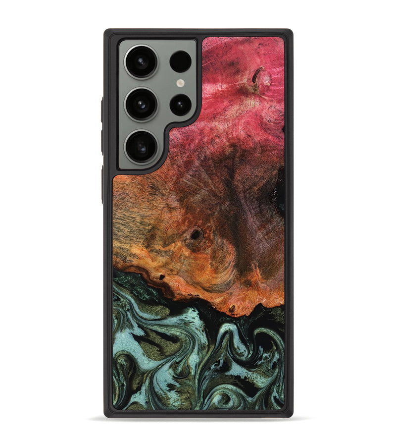 Galaxy S23 Ultra Wood Phone Case - Luis (Green, 818543)