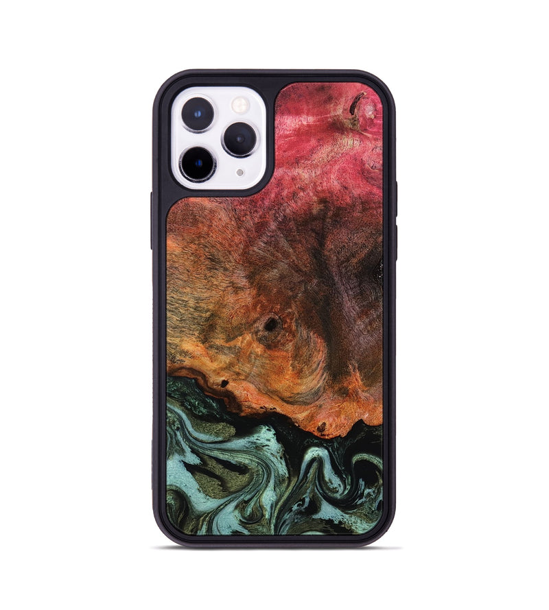 iPhone 11 Pro Wood Phone Case - Luis (Green, 818543)