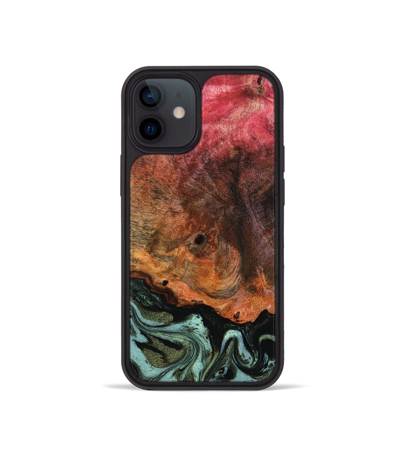 iPhone 12 mini Wood Phone Case - Luis (Green, 818543)