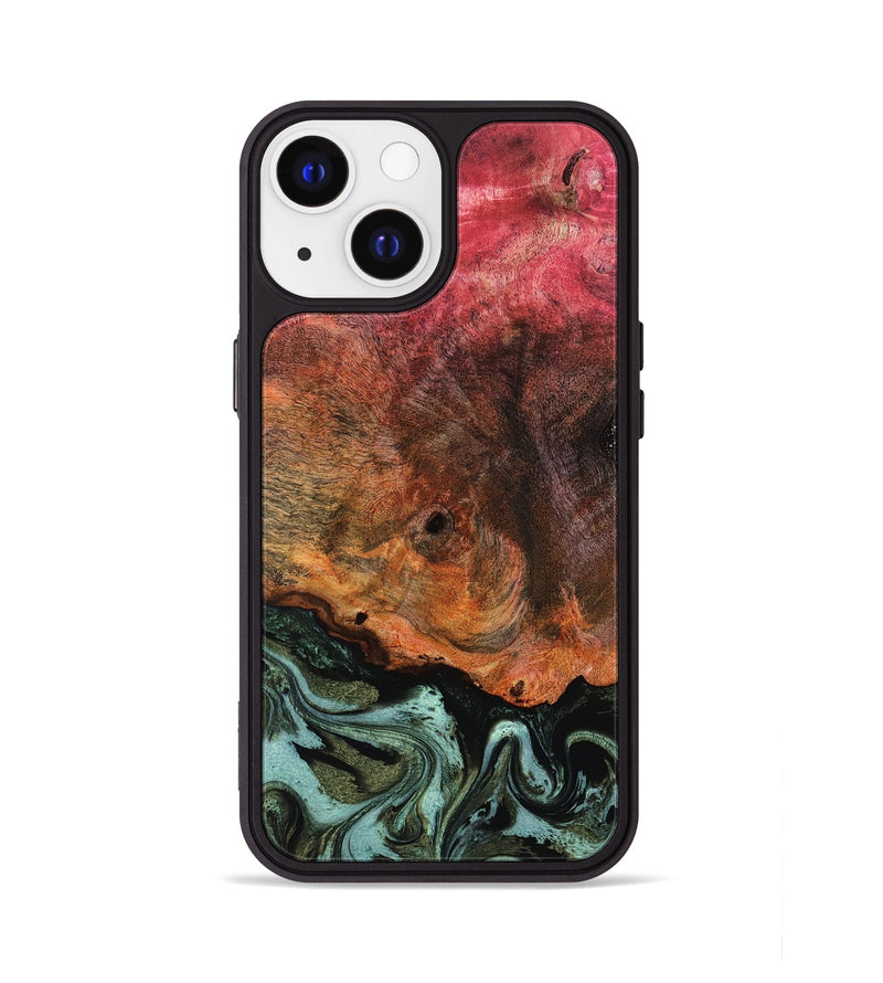 iPhone 13 Wood Phone Case - Luis (Green, 818543)