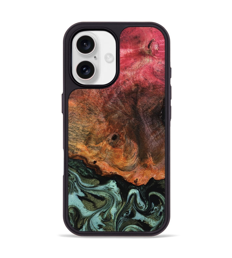 iPhone 17 Wood Phone Case - Luis (Green, 818543)