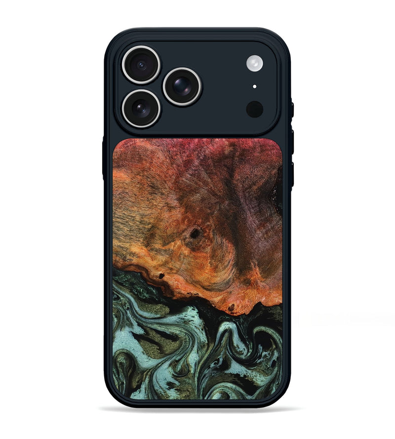 iPhone 17 Pro Max Wood Phone Case - Luis (Green, 818543)
