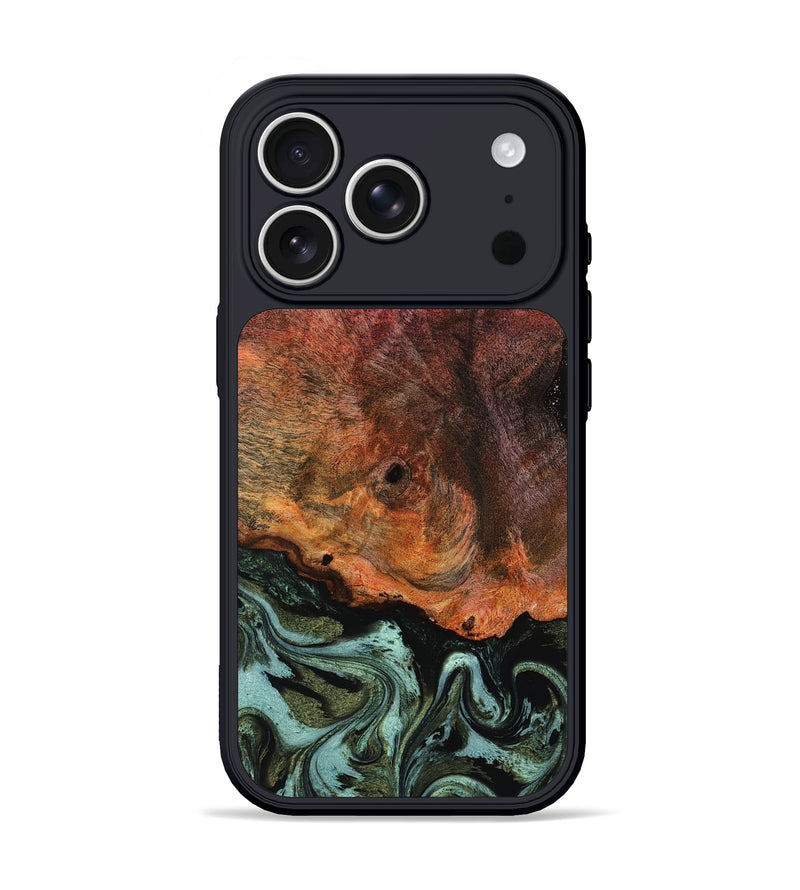 iPhone 17 Pro Wood Phone Case - Luis (Green, 818543)
