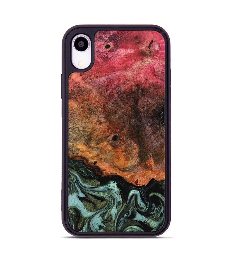 iPhone Xr Wood Phone Case - Luis (Green, 818543)