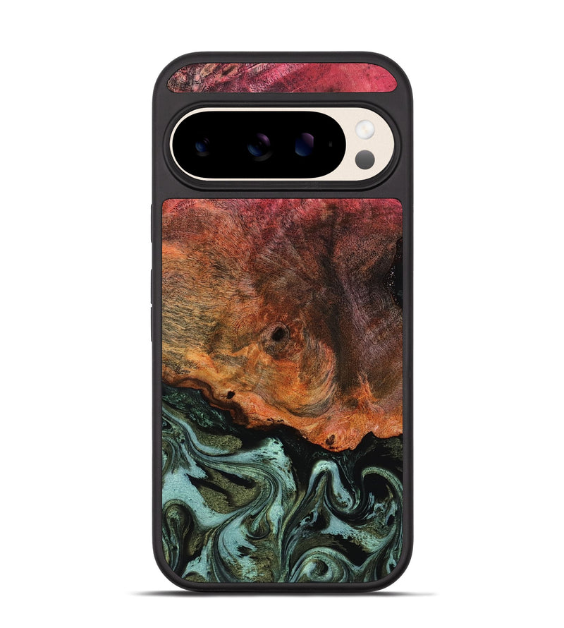 Pixel 10 Wood Phone Case - Luis (Green, 818543)