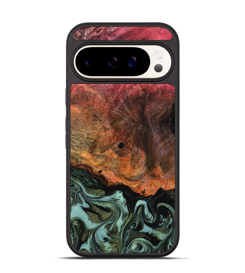 Pixel 9 Wood Phone Case - Luis (Green, 818543)