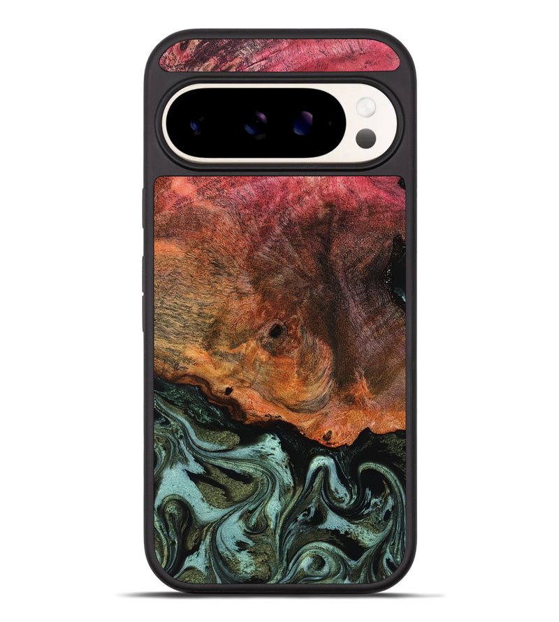 Pixel 9 Pro XL Wood Phone Case - Luis (Green, 818543)