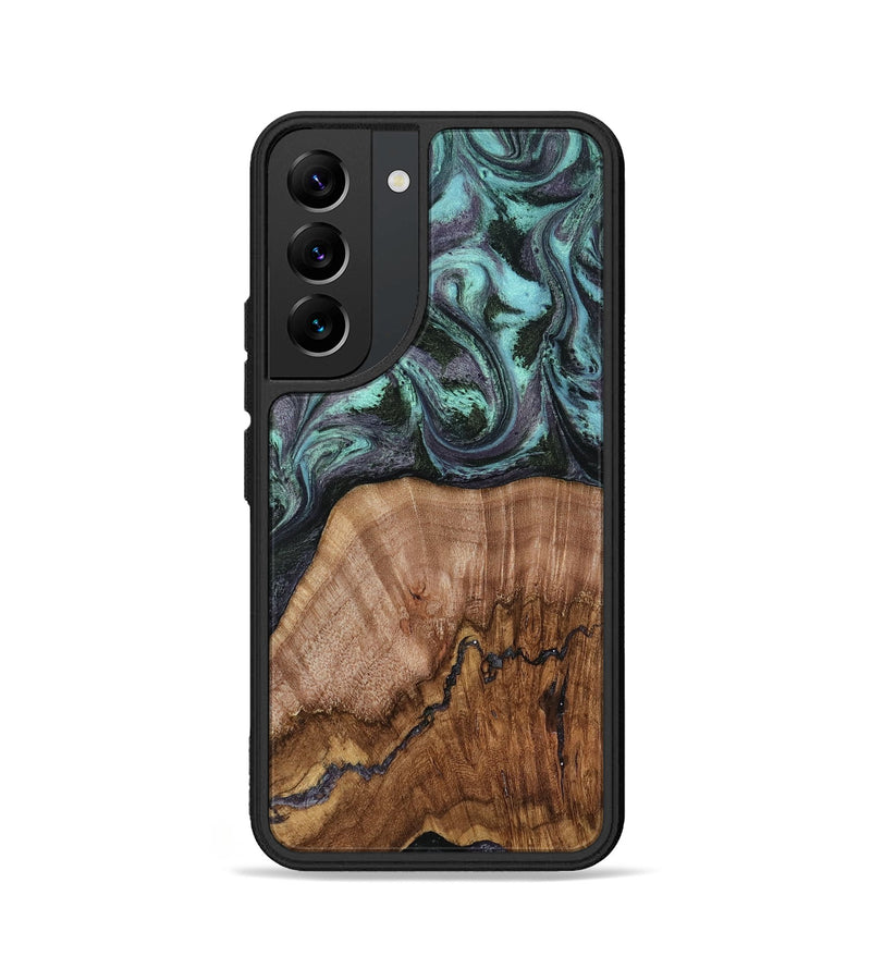 Galaxy S22 Wood Phone Case - Selah (Green, 818544)