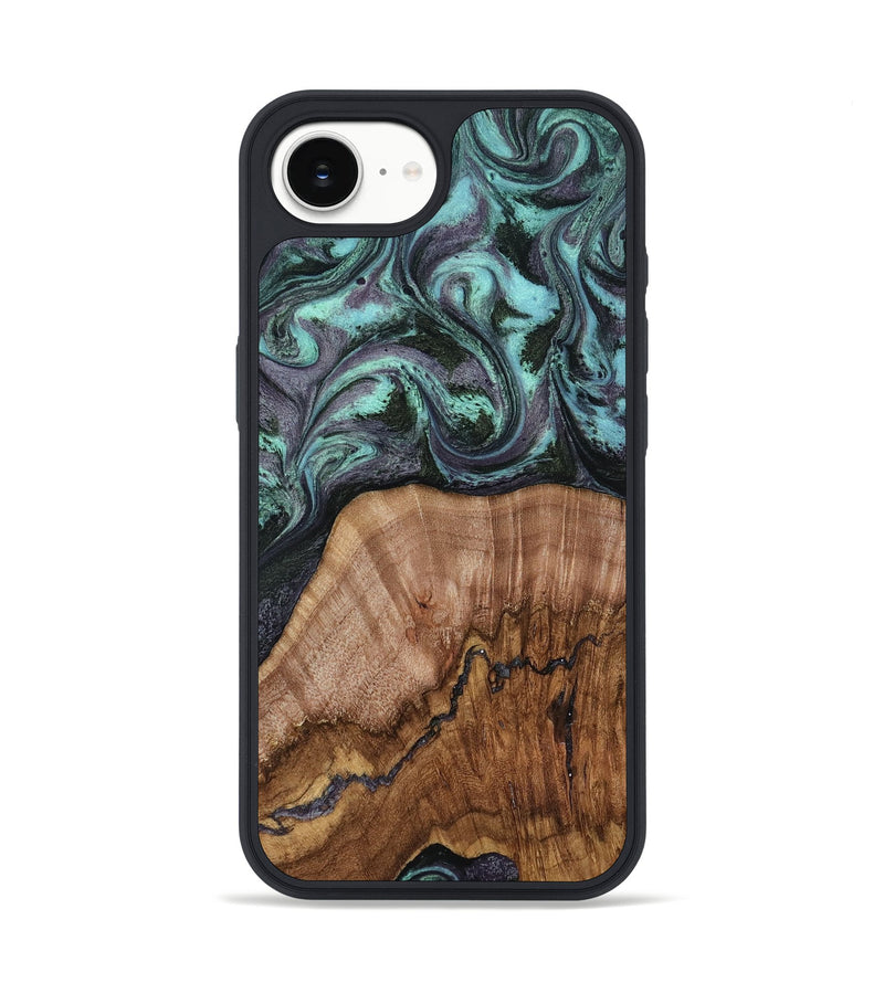 iPhone 16e Wood Phone Case - Selah (Green, 818544)