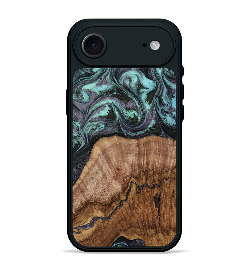 iPhone 17 Air Wood Phone Case - Selah (Green, 818544)