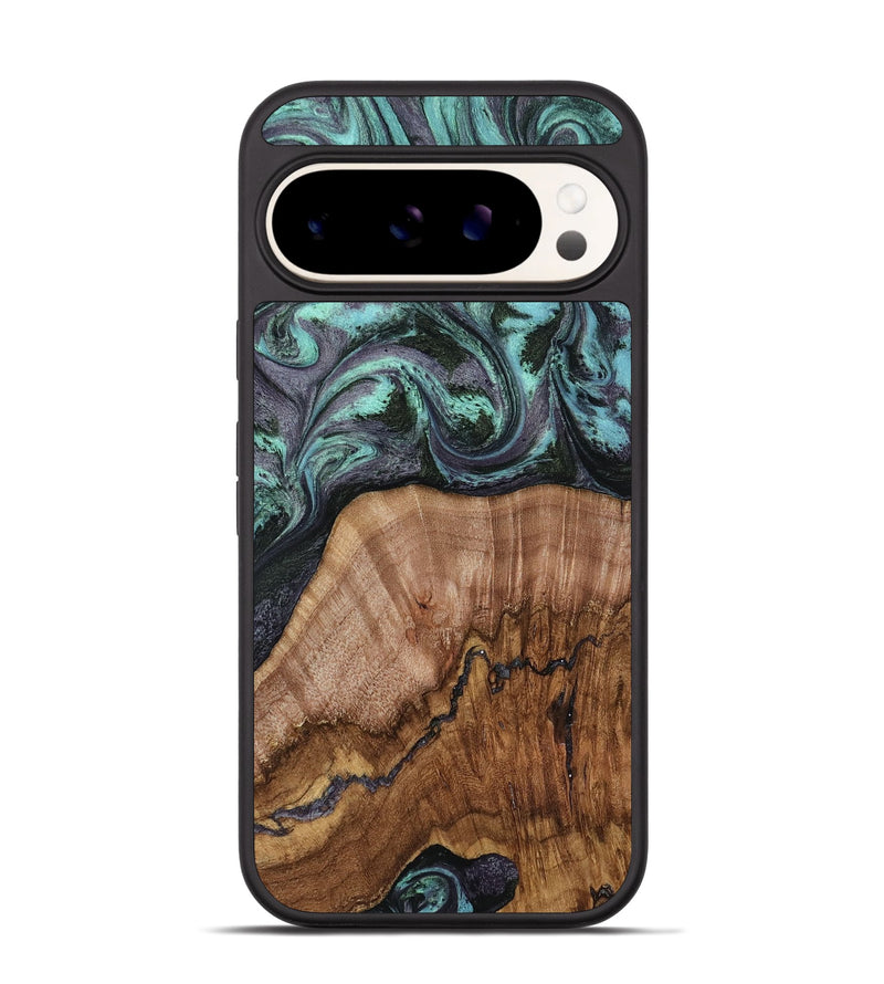 Pixel 9 Pro Wood Phone Case - Selah (Green, 818544)
