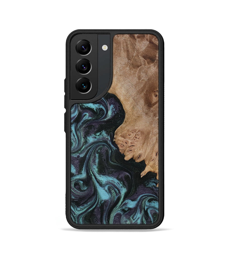 Galaxy S22 Wood Phone Case - Adda (Green, 818545)