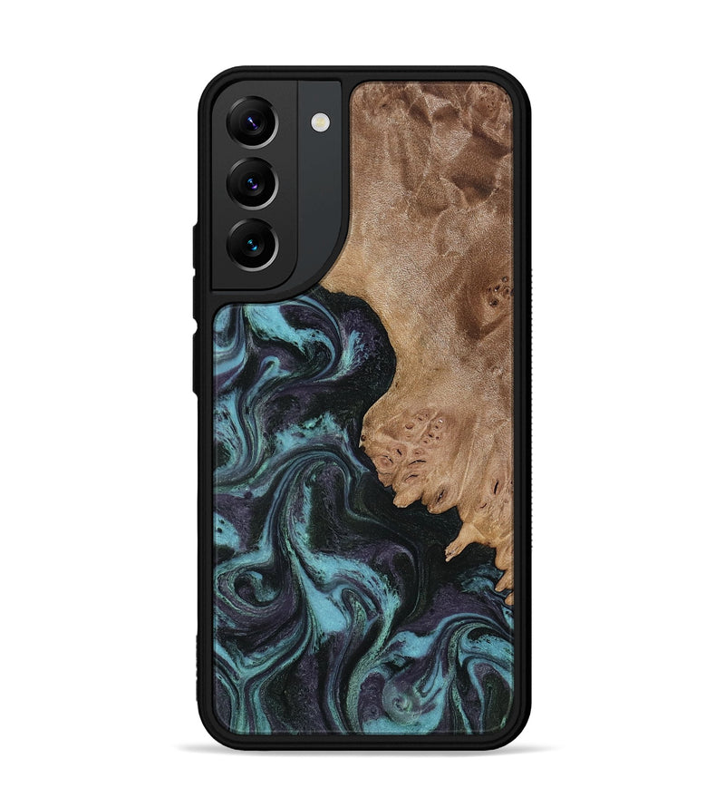 Galaxy S22 Plus Wood Phone Case - Adda (Green, 818545)