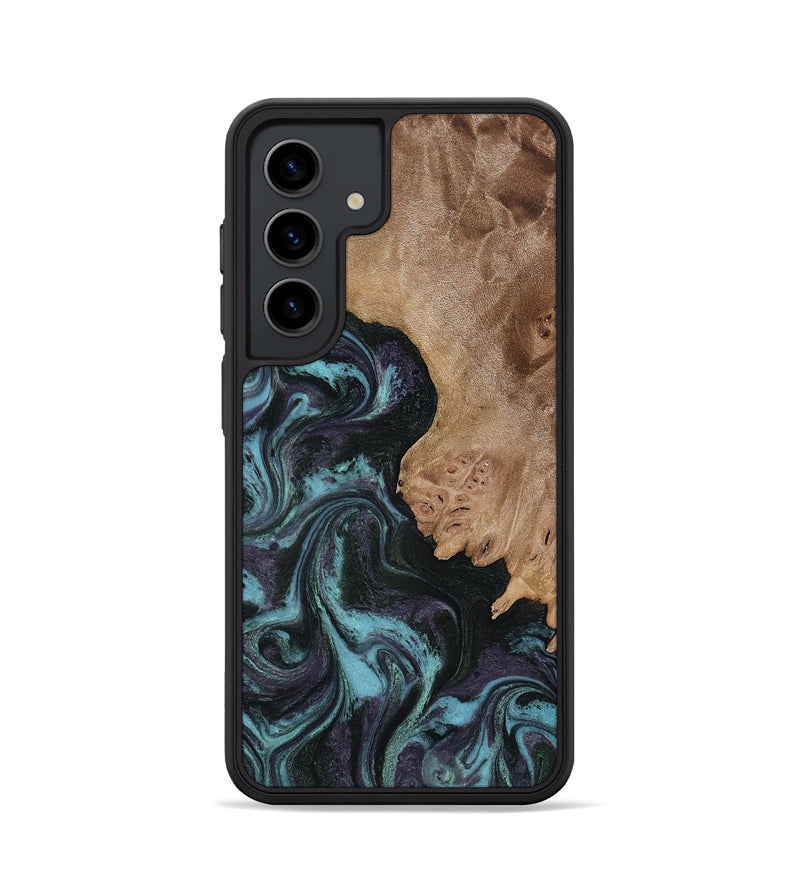 Galaxy S24 Wood Phone Case - Adda (Green, 818545)