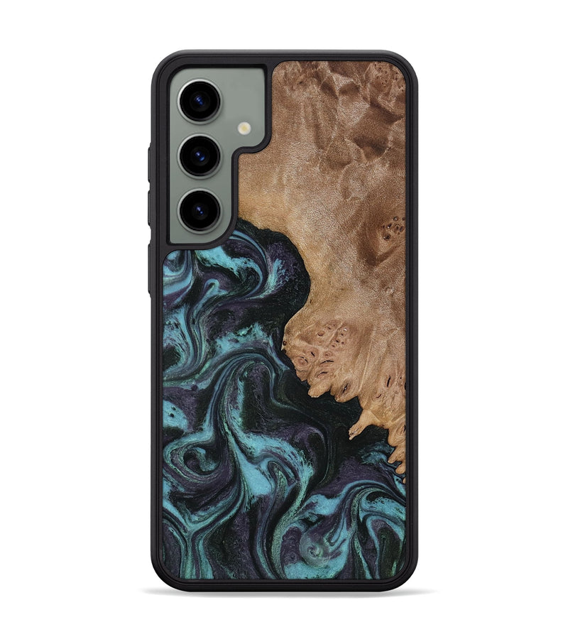 Galaxy S24 Plus Wood Phone Case - Adda (Green, 818545)