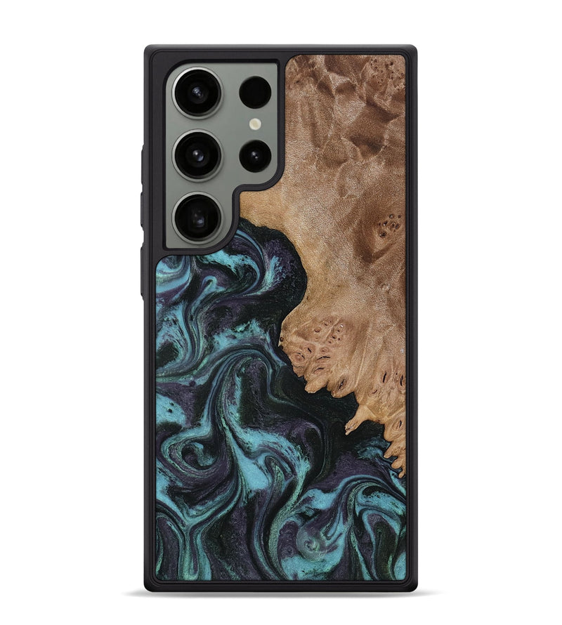Galaxy S24 Ultra Wood Phone Case - Adda (Green, 818545)