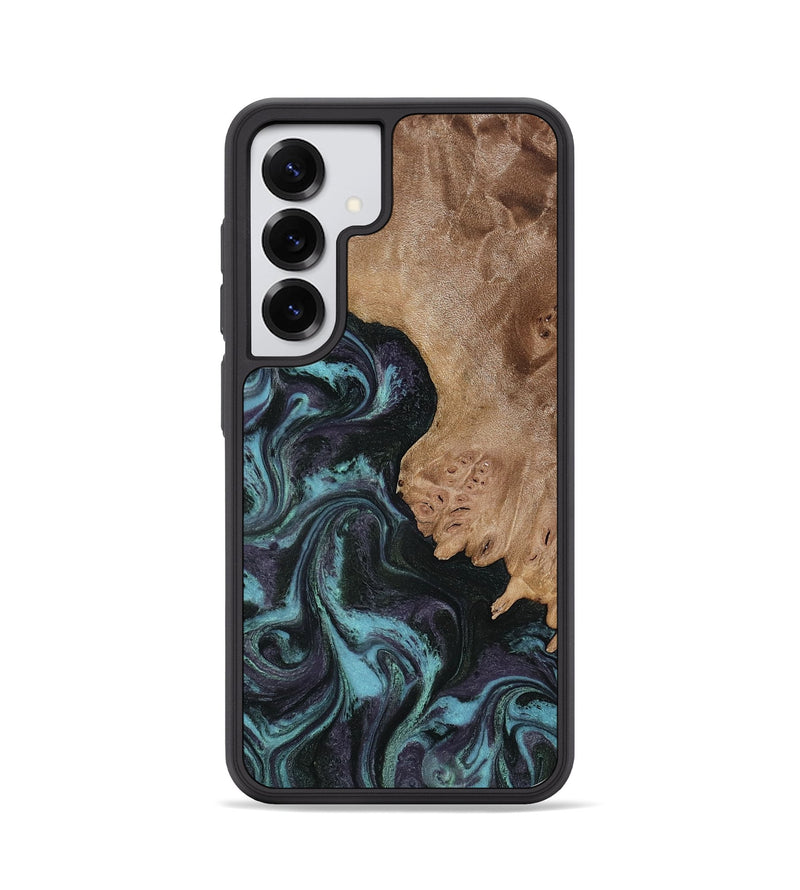 Galaxy S25 Wood Phone Case - Adda (Green, 818545)