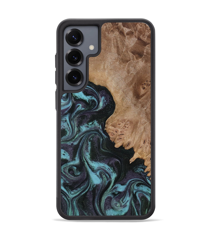 Galaxy S25 Plus Wood Phone Case - Adda (Green, 818545)