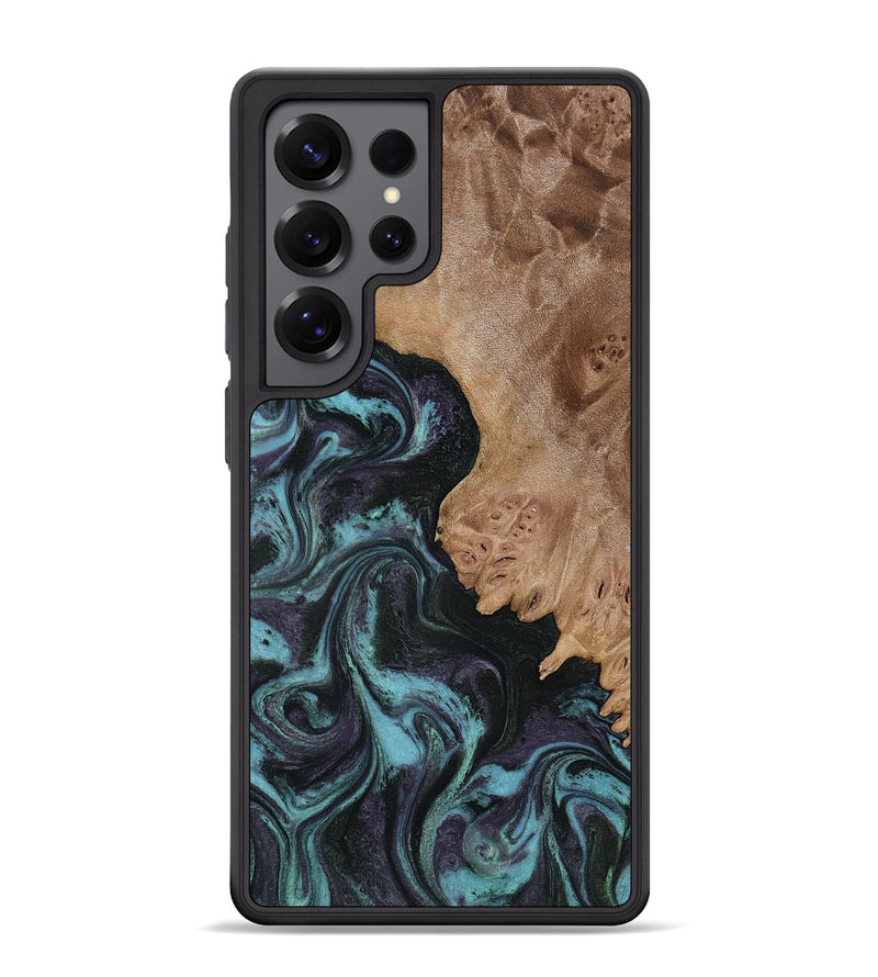 Galaxy S25 Ultra Wood Phone Case - Adda (Green, 818545)