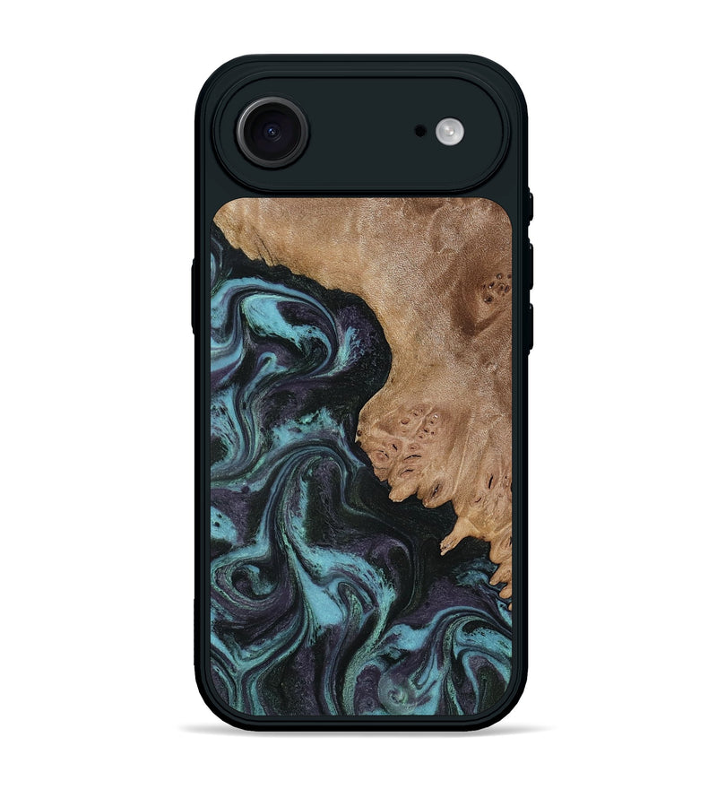 iPhone 17 Air Wood Phone Case - Adda (Green, 818545)