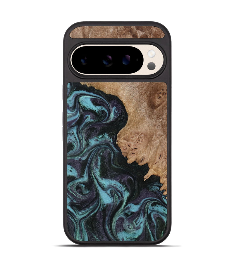Pixel 10 Wood Phone Case - Adda (Green, 818545)
